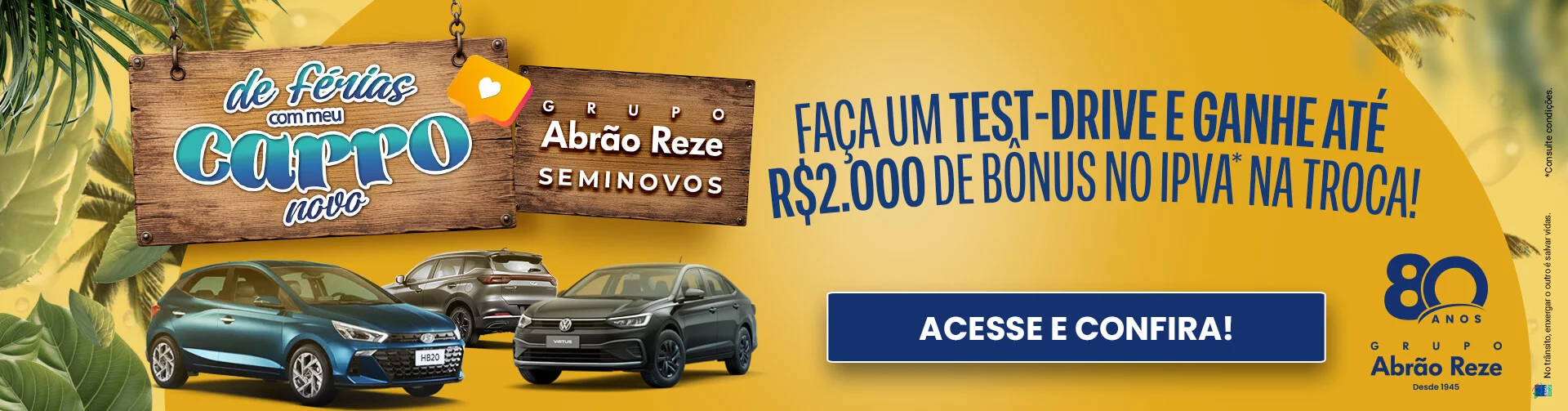 De férias com meu carro novo